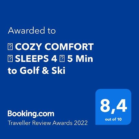 Cozy Comfort Sleeps 4 - 5 Min To Golf & Ski Leilighet Kimberley Eksteriør bilde